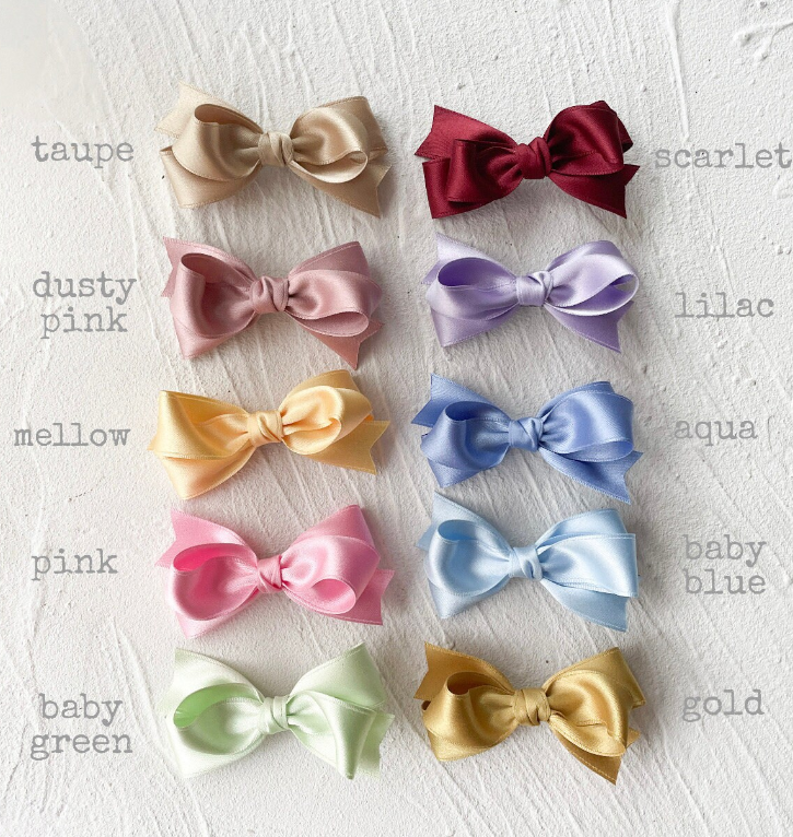 Fairleigh Satin hair bow