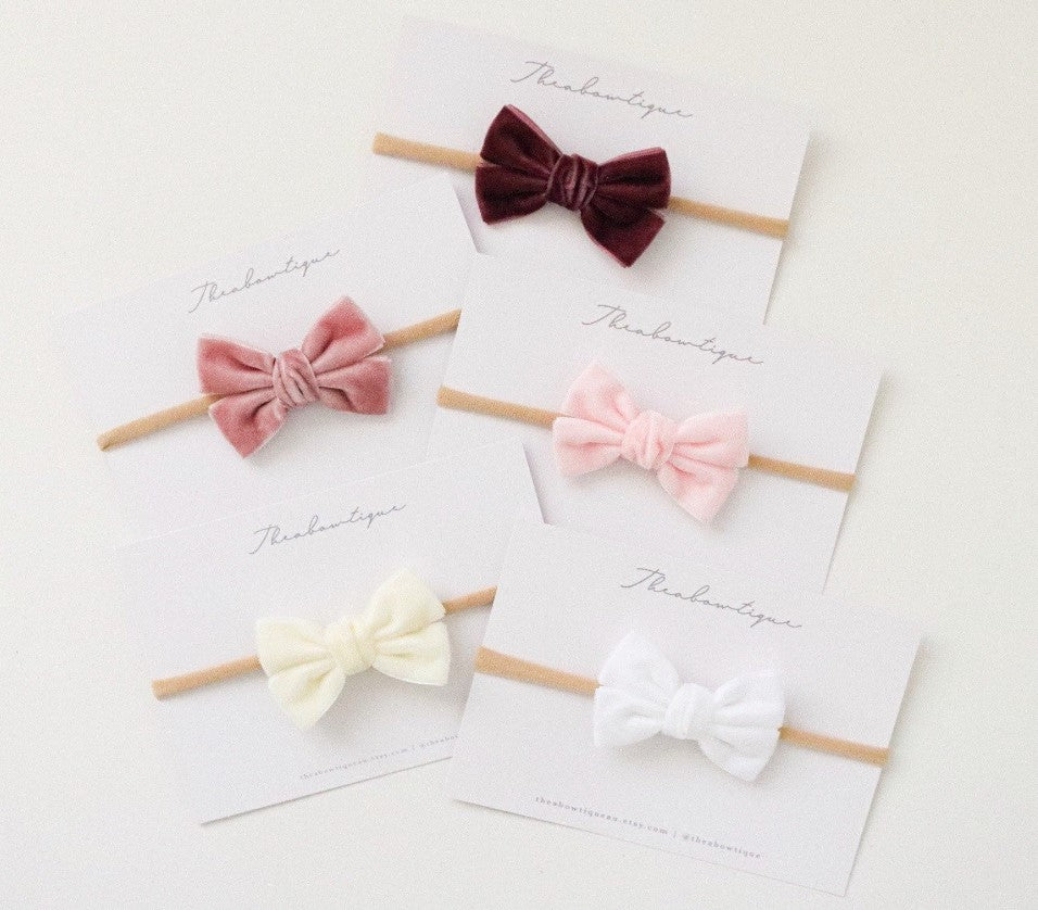 Midi Velvet Bow