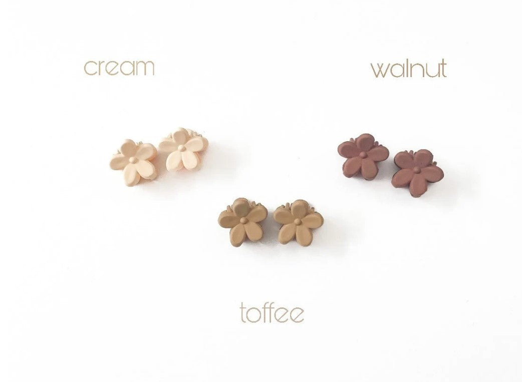 Mini Matte Claw Clip Set