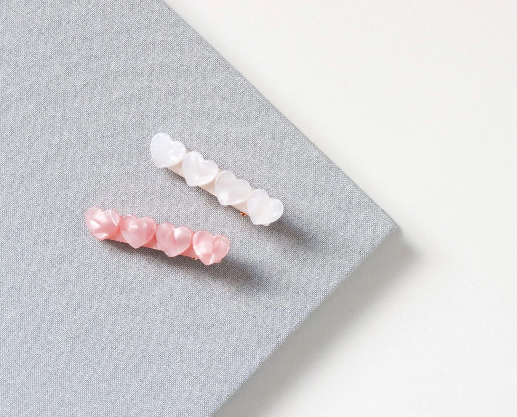 Pearl Heartily Hairclip