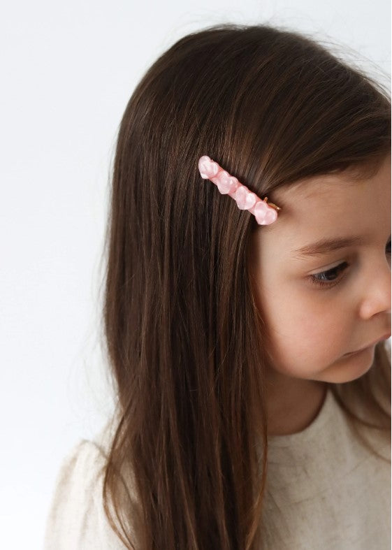 Pearl Heartily Hairclip