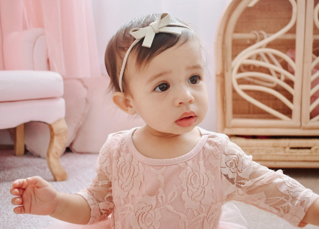 Mini Elena | Genuine Leather Bow