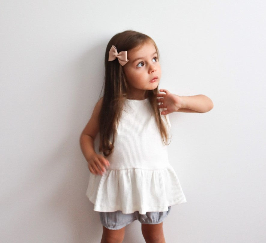 Ellie | Genuine Leather Bow