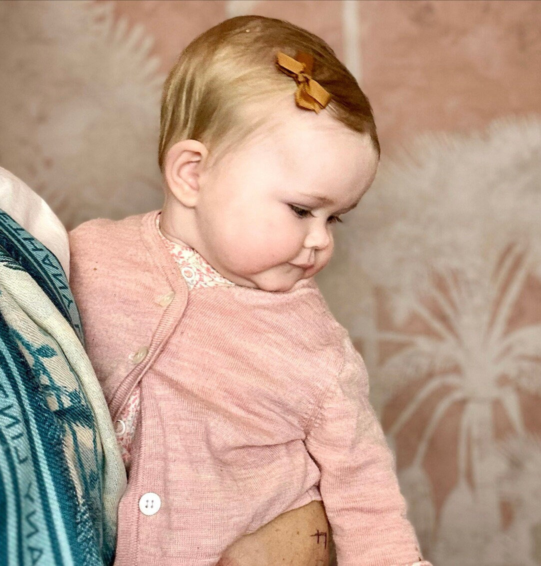 Bowtique Grosgrain Snapclip | Rust