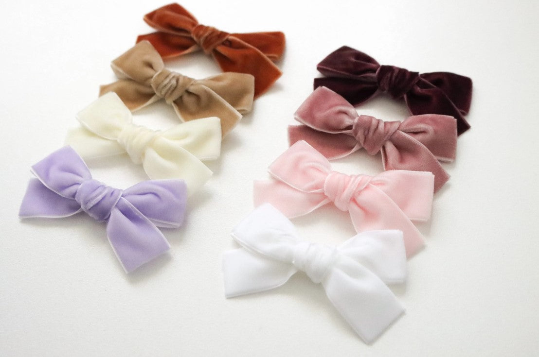 Maxi velvet bow