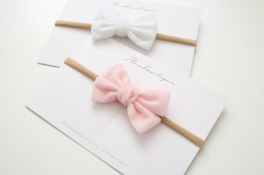 Midi Velvet Bow