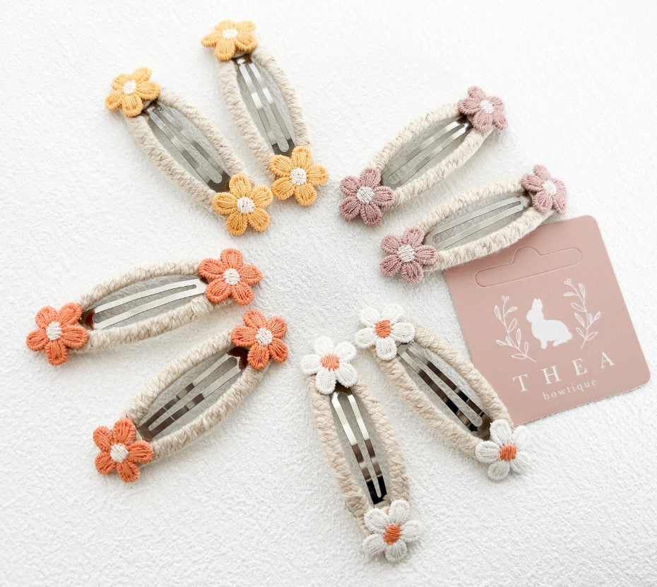 Vintage Daisy Floral Set