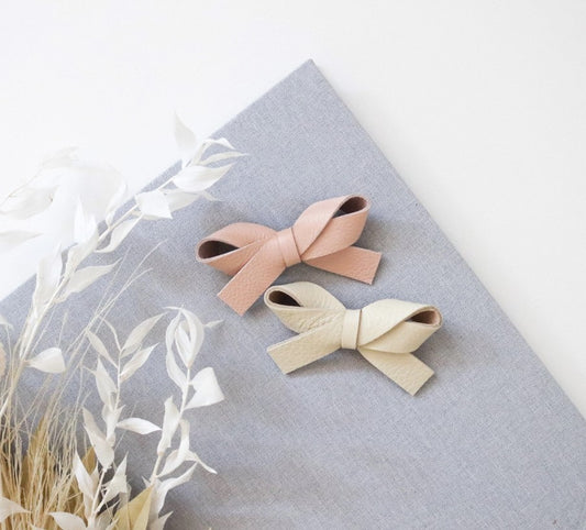 Elena | Genuine Leather bow