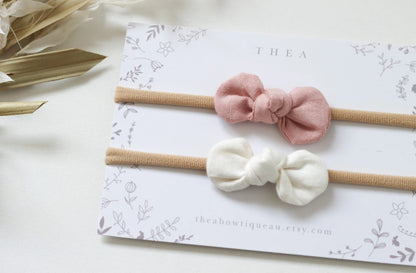 Belle | Linen Fabric Headband