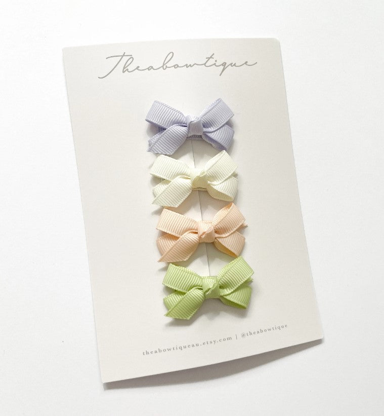 Bowtique Grosgrain Snapclip | Meadow