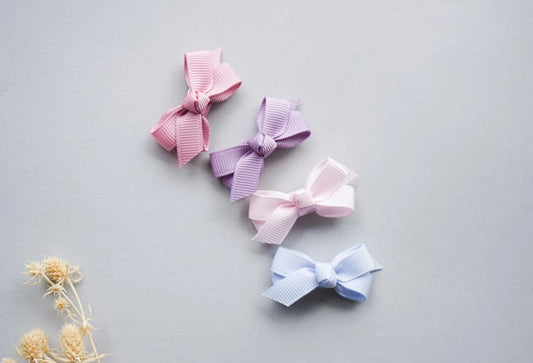 Bowtique Grosgrain Snapclip | Cotton Candy