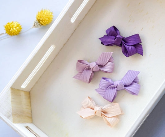 Bowtique Grosgrain Snapclip | Lilac